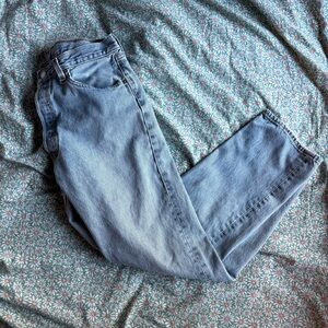 Vintage Levi's Light Blue Straight Leg Women's Jeans